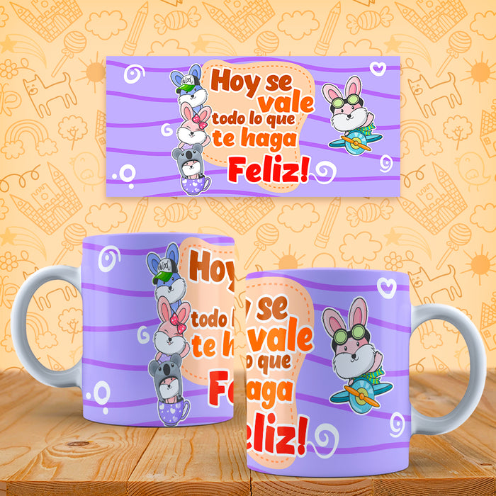 Mug Feliz Dia Del Niño 11 Oz Ref. 8 x 1 Unidad