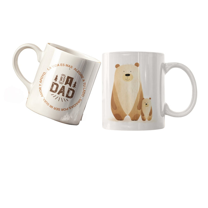 Mug Feliz Dia Padres 11 Oz Ref. 50 x 1 Unidad