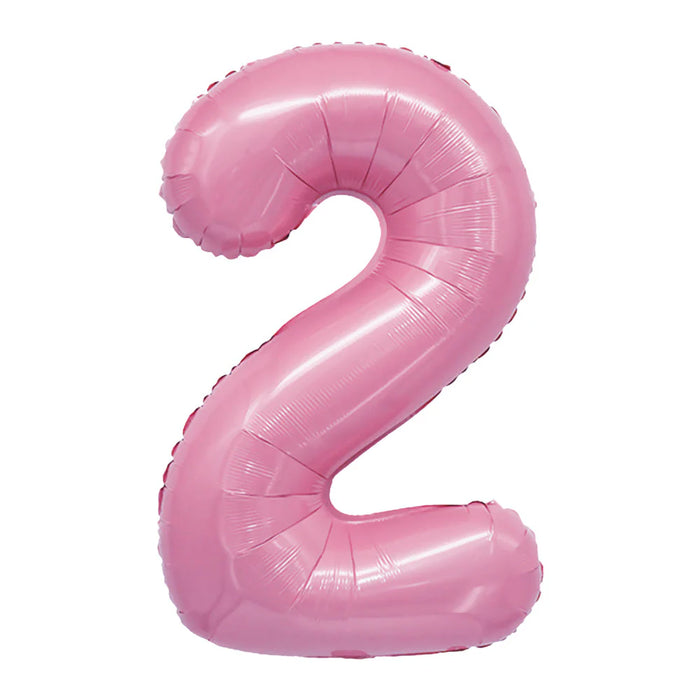 Globo Metalizado # 2 Rosado 16" Sempertex
