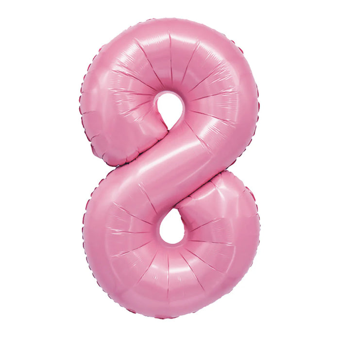 Globo Metalizado # 8 Rosado 16" Sempertex