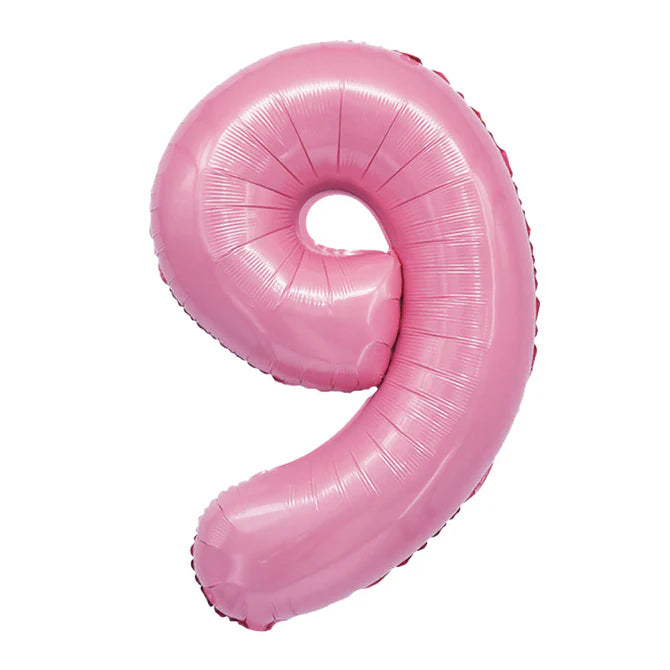 Globo Metalizado # 9 Rosado 16" Sempertex