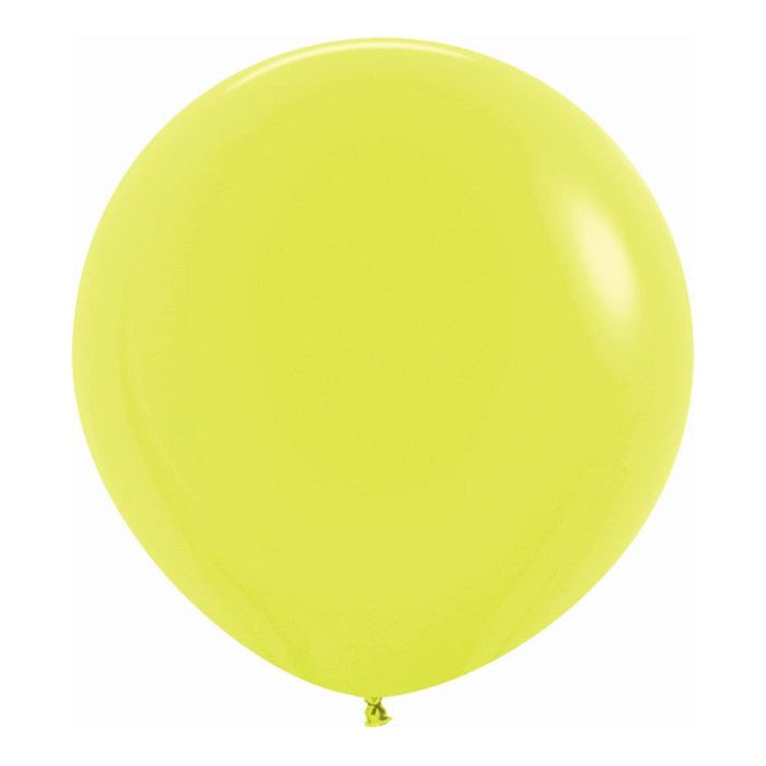 Globo Amarillo Neon R18 X 6 Unidades Sempertex