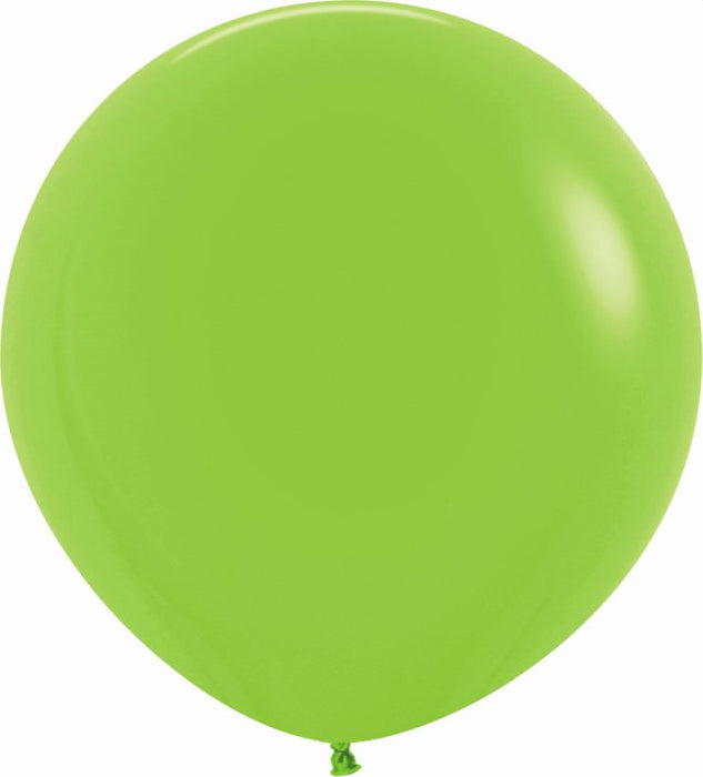 Globo Verde Neon R24 X 3 Unidades Sempertex