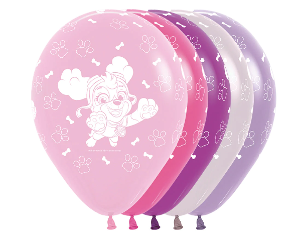 Globos Infinity Paw Patrol Niña Fashion Surtido R12 X 10