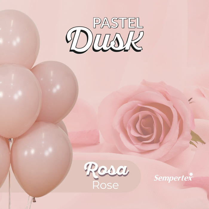 Globo Rosa Pastel Dusk  R12 X 12 Unidades Sempertex