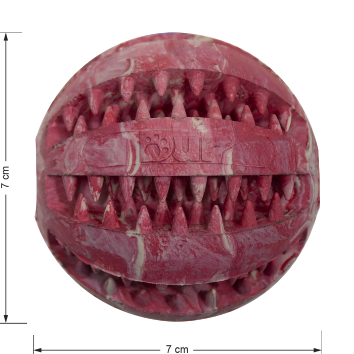 Juguete pelota Mediana Rojo/Blanco Para Perros x 1 Unidad