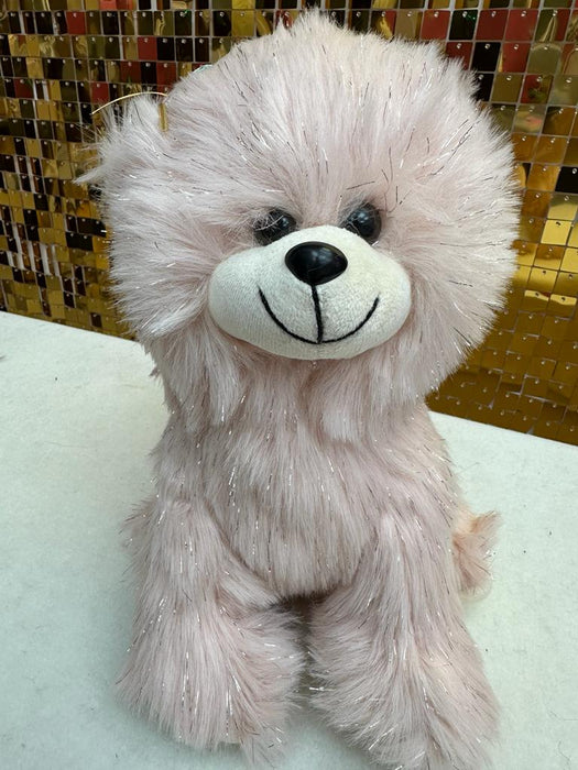 Perro de Peluche Deluxe Mediano Color Palo de Rosa 34 CM
