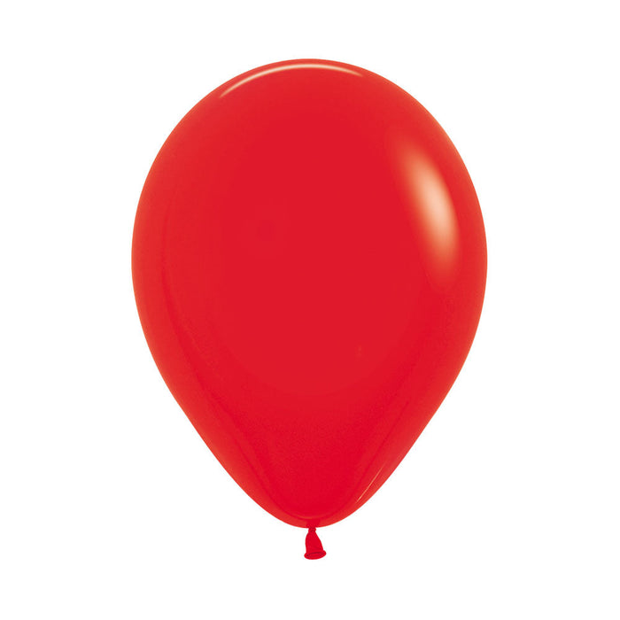 Globo Rojo Fashion R9 x 12 Unidades Sempertex