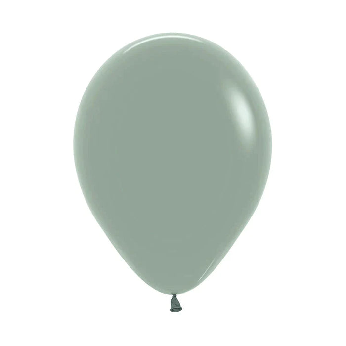 Globo Verde Laurel Pastel Dusk R12 X 12 Unidades Sempertex