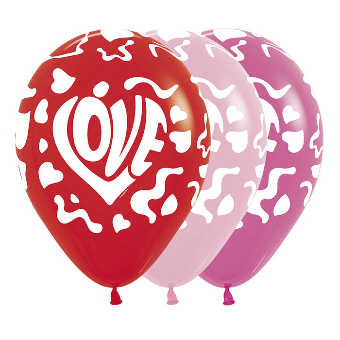 Globo Infinity Love F Surtido R12 x 12 Globos