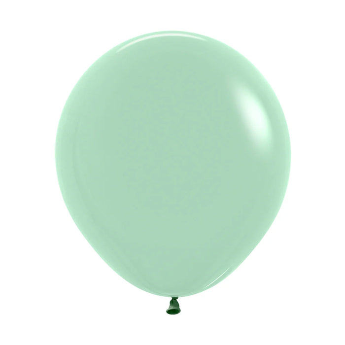 Globo Té Verde Pastel Dusk R18 X 50 Unidades Sempertex