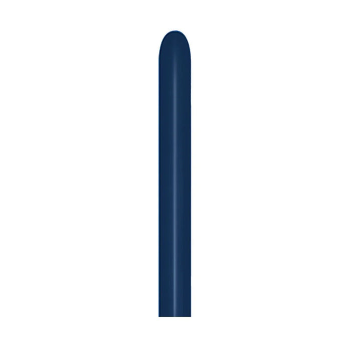 Globo Azul Naval Fashion Tubito 260 x 50 Unidades Sempertex
