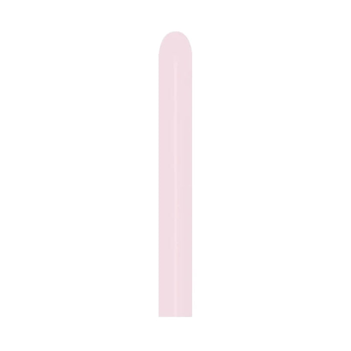 Globo Rosado Pastel Mate Tubito 260 x 50 Unidades Sempertex