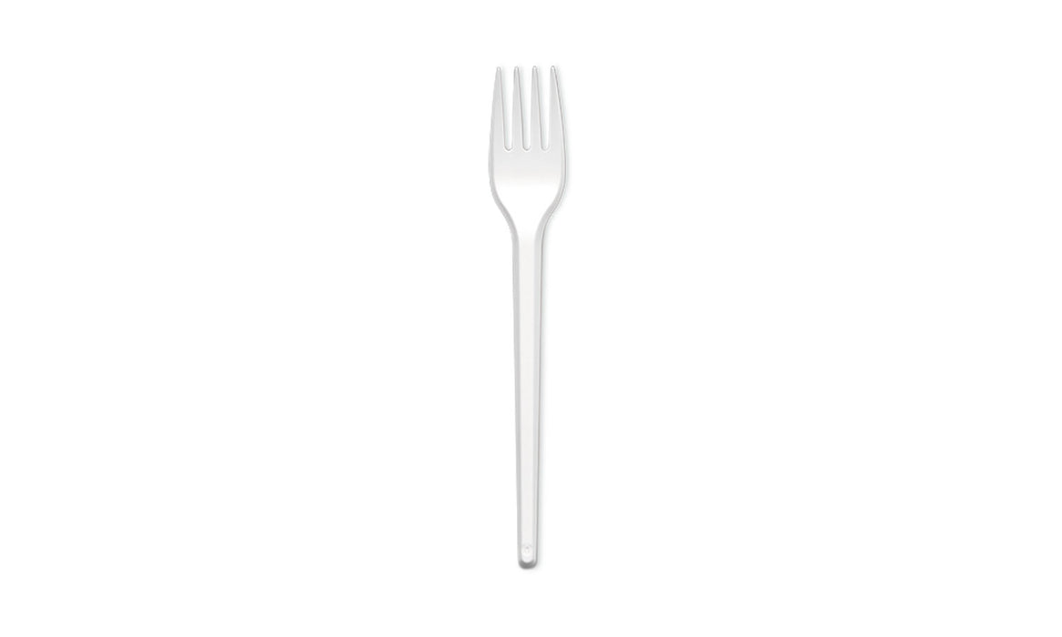 Tenedor Desechable Blanco X 100 Unidades Tami