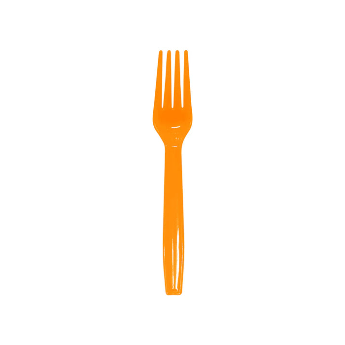 Tenedor Deluxe Naranja x 12 Unidades Sempertex