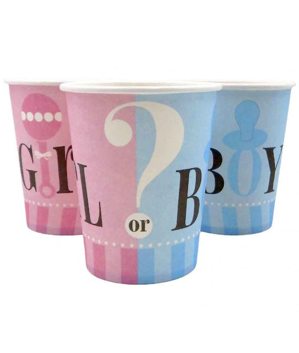 Vaso 9 Oz Girl or Boy X 10 Unidades Neon Party