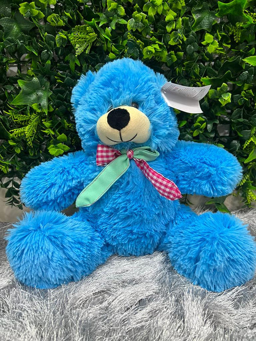 Oso de Peluche Clasico Pequeño Color Celeste 27 CM