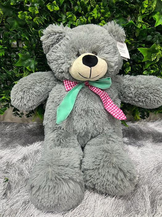 Oso de Peluche Patas Largas Mediano Color Gris 60 CM