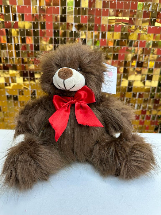 Oso de Peluche Deluxe Mini Color Chocolate 22 CM
