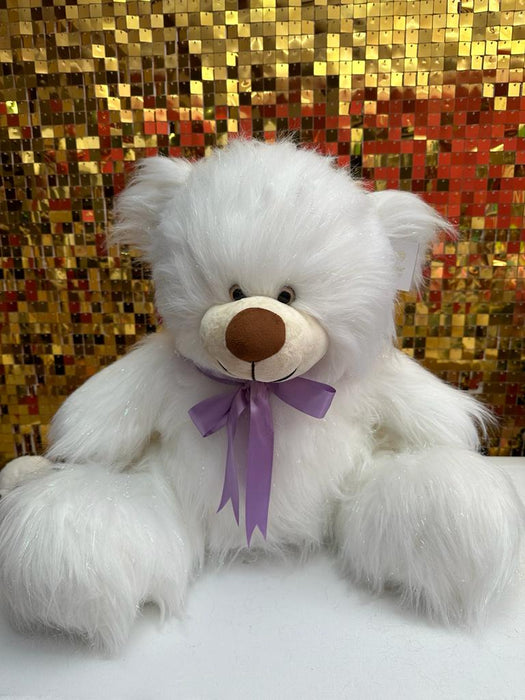 Oso de Peluche Deluxe Grande Color Blanco 55 CM