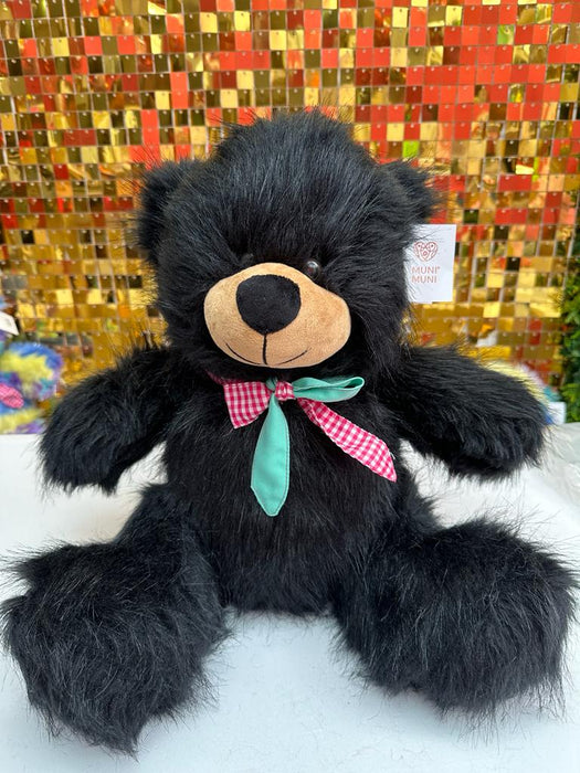 Oso de Peluche Deluxe Mediano Color Negro 37 CM