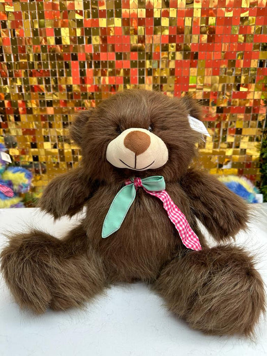 Oso de Peluche Deluxe Mediano Color Chocolate 37 CM