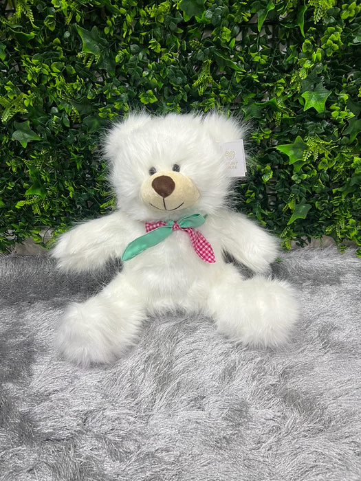 Oso de Peluche Patas Largas Deluxe Mediano Blanco 60 CM