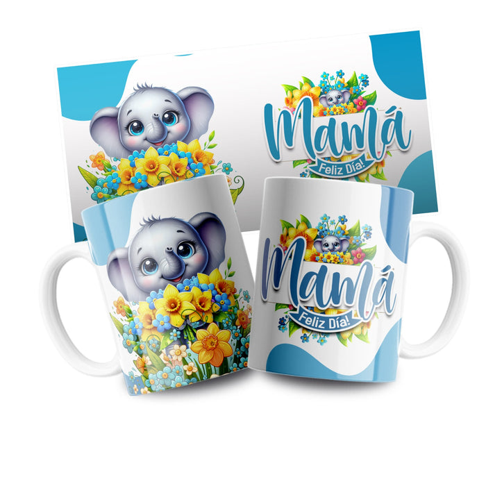 Mug Feliz Dia De La Madre 11 Oz Ref. 45 x 1 Unidad