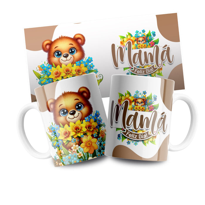 Mug Feliz Dia De La Madre 11 Oz Ref. 53 x 1 Unidad