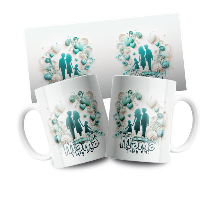 Mug Feliz Dia De La Madre 11 Oz Ref. 55 x 1 Unidad