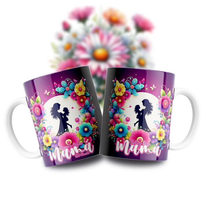 Mug Feliz Dia De La Madre 11 Oz Ref. 60 x 1 Unidad