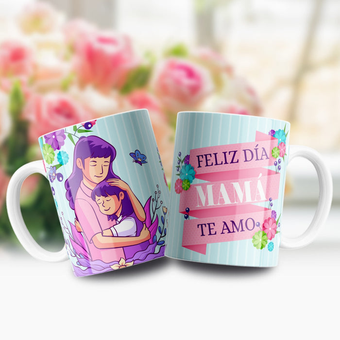Mug Feliz Dia De La Madre 11 Oz Ref. 77 x 1 Unidad