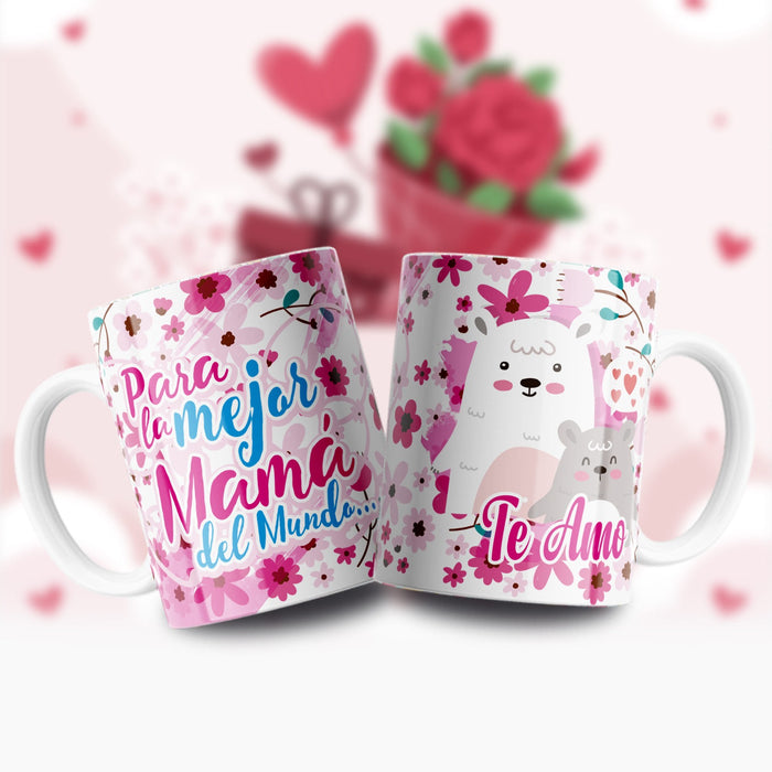 Mug Feliz Dia De La Madre 11 Oz Ref. 92 x 1 Unidad