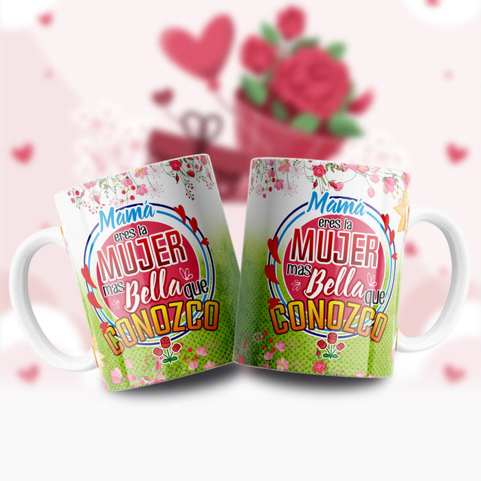 Mug Feliz Dia De La Madre 11 Oz Ref. 95 x 1 Unidad