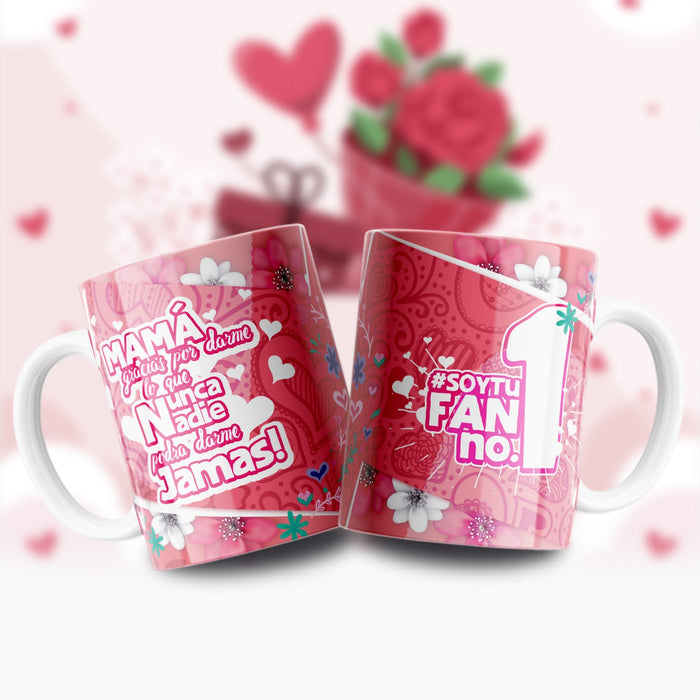 Mug Feliz Dia De La Madre 11 Oz Ref. 99 x 1 Unidad