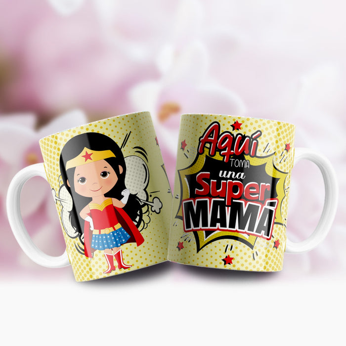 Mug Feliz Dia De La Madre 11 Oz Ref. 105 x 1 Unidad
