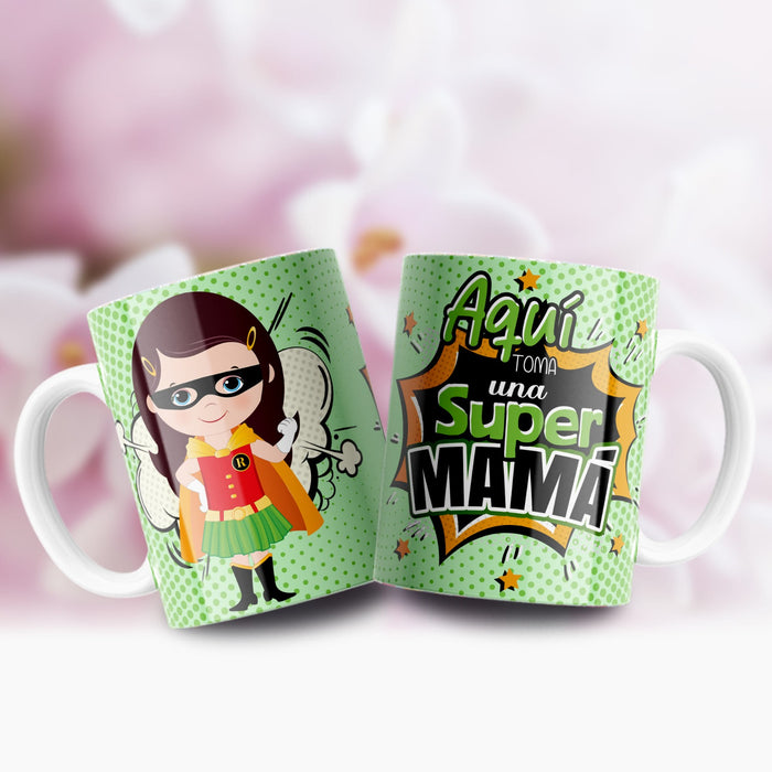 Mug Feliz Dia De La Madre 11 Oz Ref. 106 x 1 Unidad