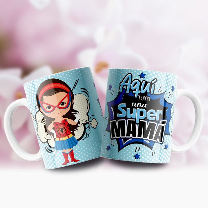 Mug Feliz Dia De La Madre 11 Oz Ref. 107 x 1 Unidad