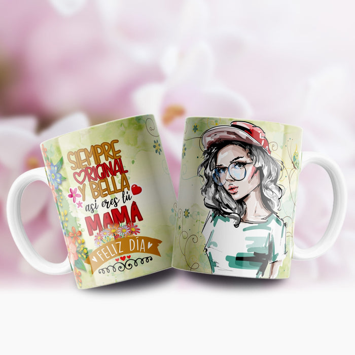 Mug Feliz Dia De La Madre 11 Oz Ref. 111 x 1 Unidad