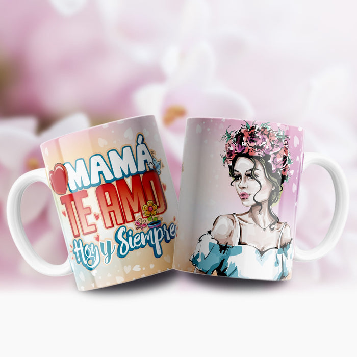 Mug Feliz Dia De La Madre 11 Oz Ref. 114 x 1 Unidad