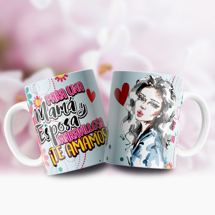Mug Feliz Dia De La Madre 11 Oz Ref. 115 x 1 Unidad