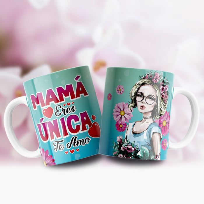 Mug Feliz Dia De La Madre 11 Oz Ref. 117 x 1 Unidad