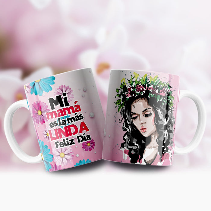 Mug Feliz Dia De La Madre 11 Oz Ref. 119 x 1 Unidad