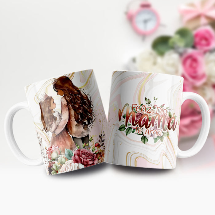 Mug Feliz Dia De La Madre 11 Oz Ref. 127 x 1 Unidad