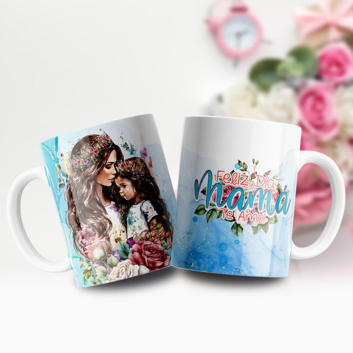 Mug Feliz Dia De La Madre 11 Oz Ref. 131 x 1 Unidad