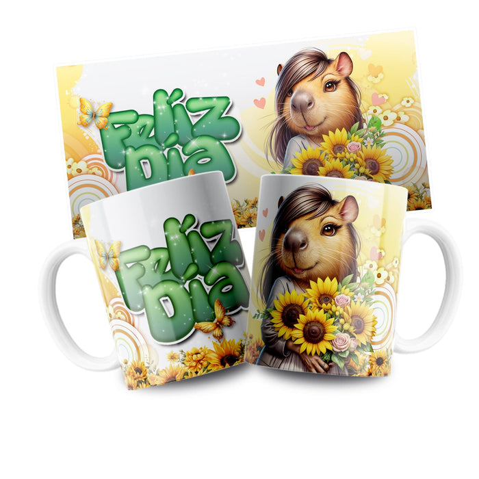 Mug Feliz Dia De La Madre 11 Oz Ref. 134 x 1 Unidad