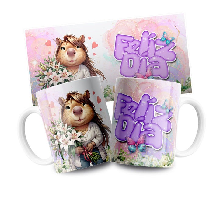 Mug Feliz Dia De La Madre 11 Oz Ref. 135 x 1 Unidad