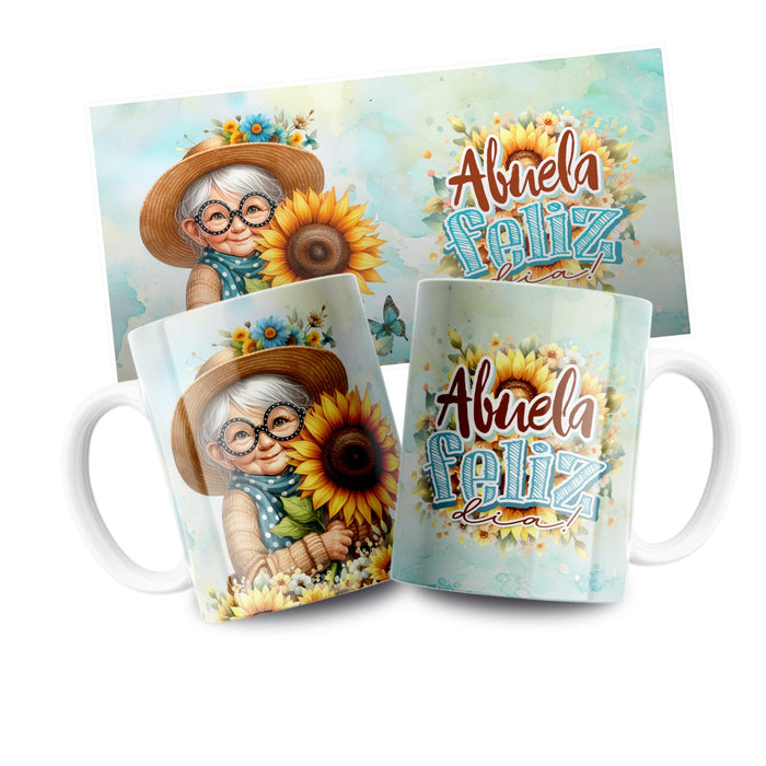 Mug Feliz Dia De La Madre 11 Oz Ref. 136 x 1 Unidad