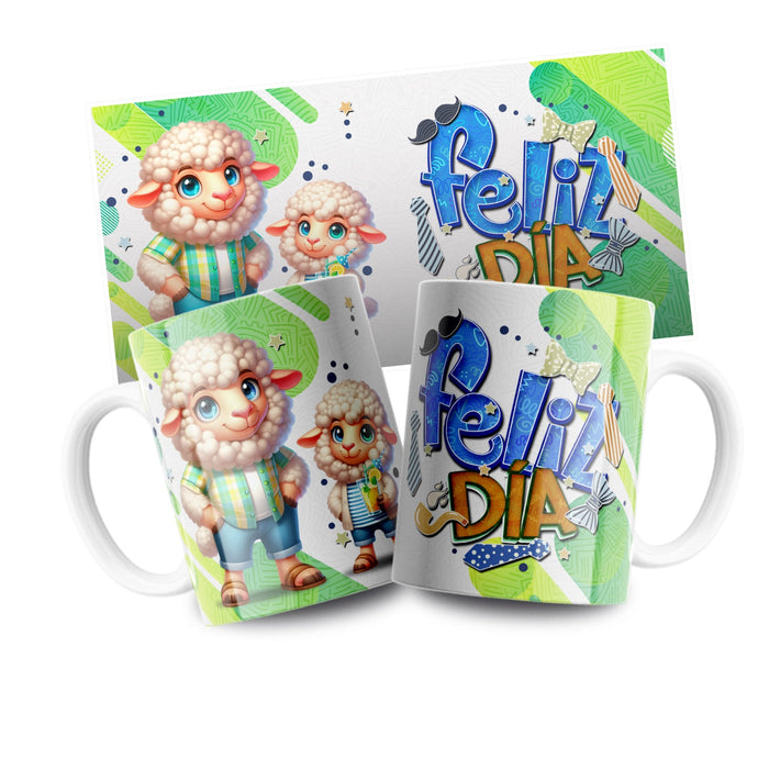 Mug Feliz Dia Padres 11 Oz Ref. 58 x 1 Unidad