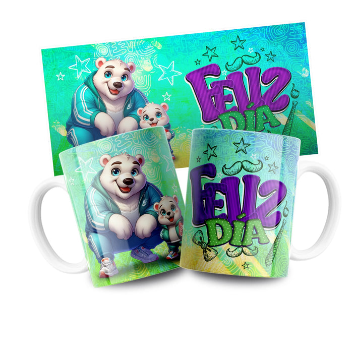 Mug Feliz Dia Padres 11 Oz Ref. 60 x 1 Unidad